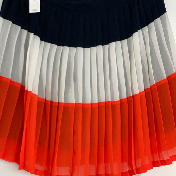 Multicolored Blue/white/orange skirt - Picture 4 of 4